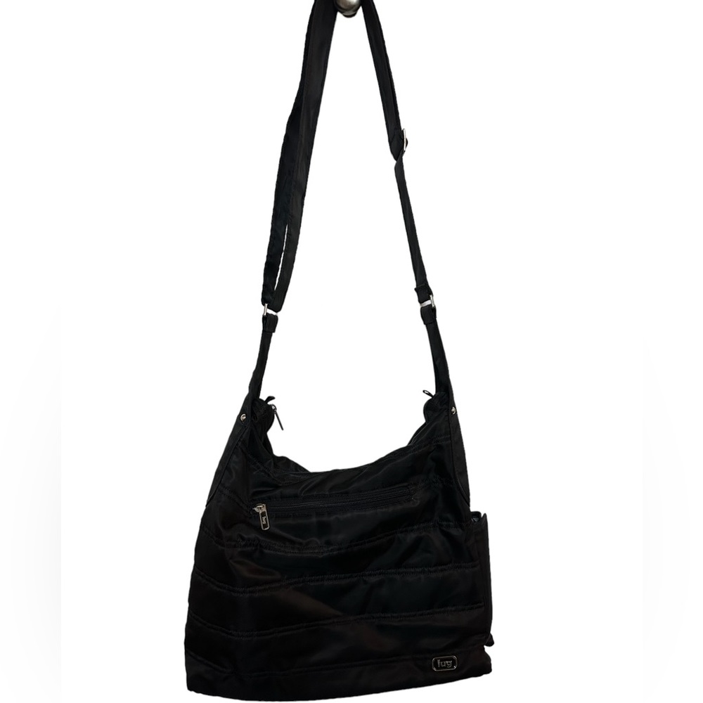 Lug Cable Car Black Purse